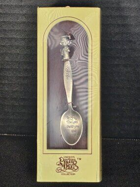 Precious Moments Girl Graduate "The Lord Bless And Keep You" Pewter Spoon NEW